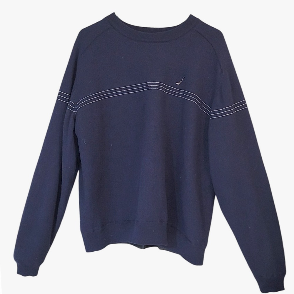 Adidas 2005 Golf Sweater Mens XL Navy Blue Quarter Zip Embroidered‎ Logo